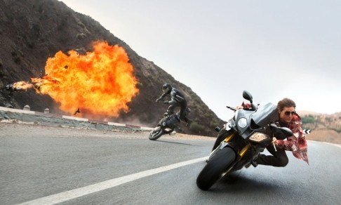 Still of Tom Cruise in Mission: Impossible - Rogue Nation. Alibaba Pictures has invested in the Hollywood hit. Photo: Handout