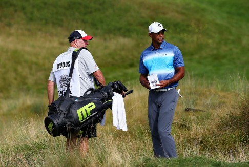 Tiger Woods endured another tough round and will struggle to make the weekend after shooting three-over-par. Photo: AFP