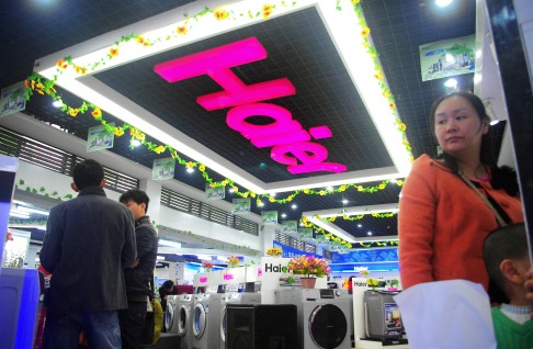 Haier hopes to expand to more than 1 million WeChat stores by 2016. Photo: ImagineChina