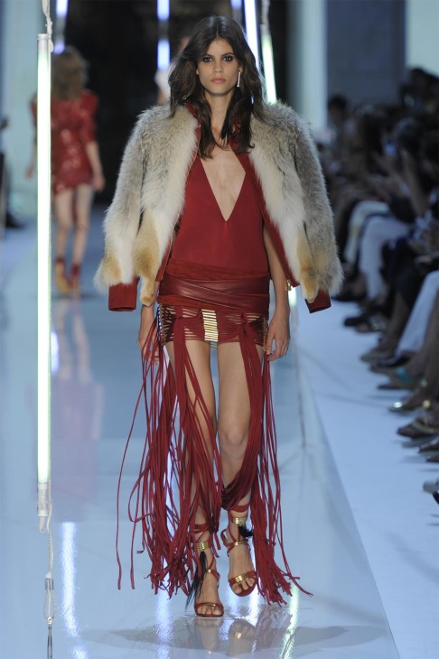 An eye-catching design from Alexandre Vauthier's autumn 2015 show during Paris Couture Week.