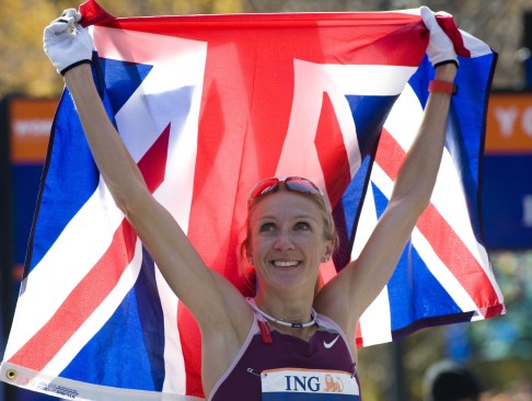 Paula Radcliffe is one of Britain's biggest name athletes. Photo: AFP