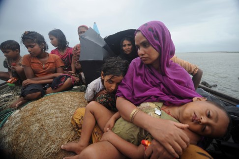 Rohingyas, who were caught trying to escape sectarian violence in Myanmar. Ma Thida says government propaganda creates fear of the Muslim minority.