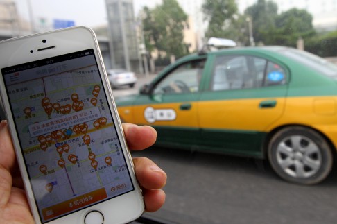 Didi Kuaidi controls the car-hailing market in China by a large margin, but is facing increased competition from domestic rivals and San Francisco-based Uber. Photo: Simon Song