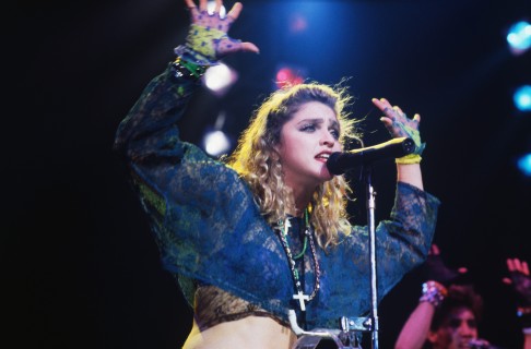 Madonna onstage in 1985. Photo Corbis