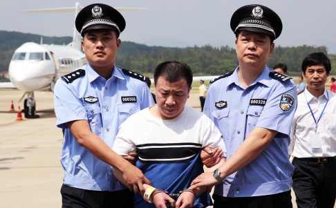 Yang fled to the United States in 2001. He is suspected of bribery and corruption. Photo: Xinhua