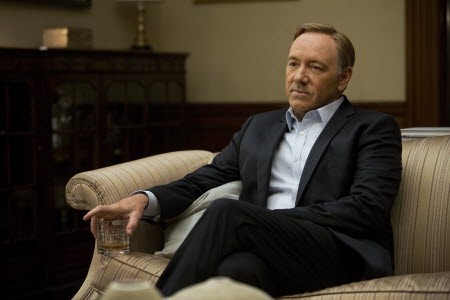 Kevin Spacey as the wily politician Francis Underwood. Photo: AP