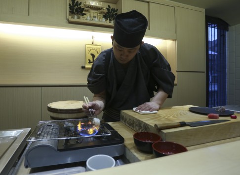 Owner and chef Hirae Kazuki from Sushi Dokoro Ikkei. Photo: Jonathan Wong