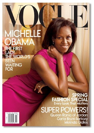 US first lady Michelle Obama wore a Jason Wu dress on the cover of US Vogue in March 2009. Photo: SCMP Pictures