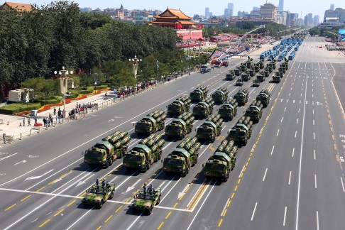 Armament vehicles were also on display. Photo: Xinhua