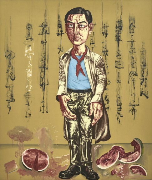 Zeng Fanzhi's "Self-Portrait". Photo: Sotheby's