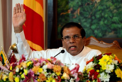 President Maithripala Sirisena vows to ensure accountability for any war crimes committed in the fight between government forces and Tamil rebels. Photo: AFP
