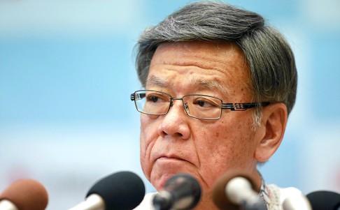 Okinawa Governor Takeshi Onaga. Photo: EPA