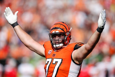 Andrew Whitworth was not happy about his credentials being aired on TV. Photo: AFP