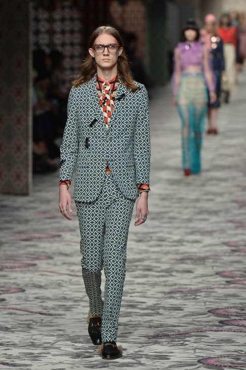 Designs from Gucci's spring-summer 2016 collections.