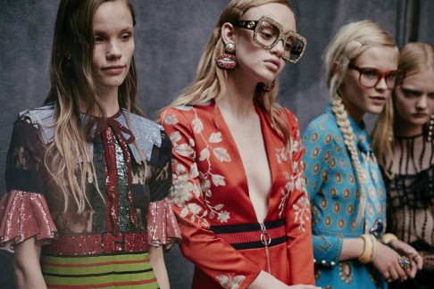 Looks from Gucci’s spring-summer 2016 ready-to-wear collection.