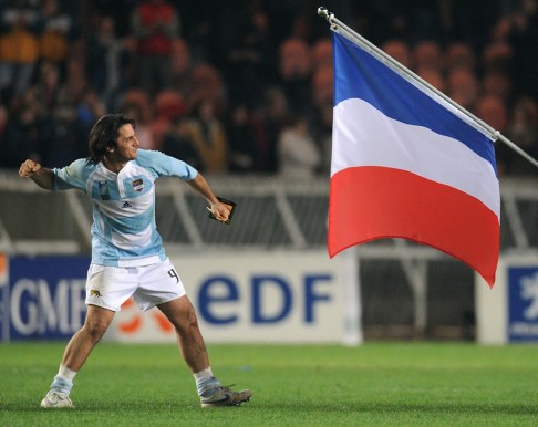 Pumas legend Agustin Pichot – seen celebrating victory against France at the 2007 World Cup – says there will be no exceptions to the national exclusion rule which bars players who do not compete in Super Rugby. Photo: AFP 