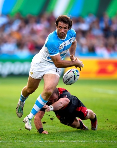 Argentina centre Marcelo Bosch has promised to stay with Saracens in the English Premiership next season. Photo: Reuters