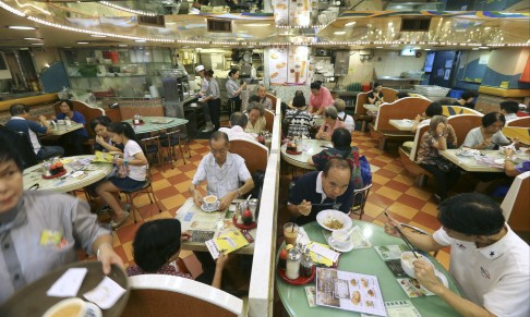 Interior of Tsui Wah in Central. Photo: Dickson Lee