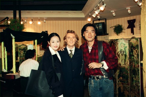 Robinson with Kenny Bee Chung and Teresa Chung in 1994. Photo: SCMP