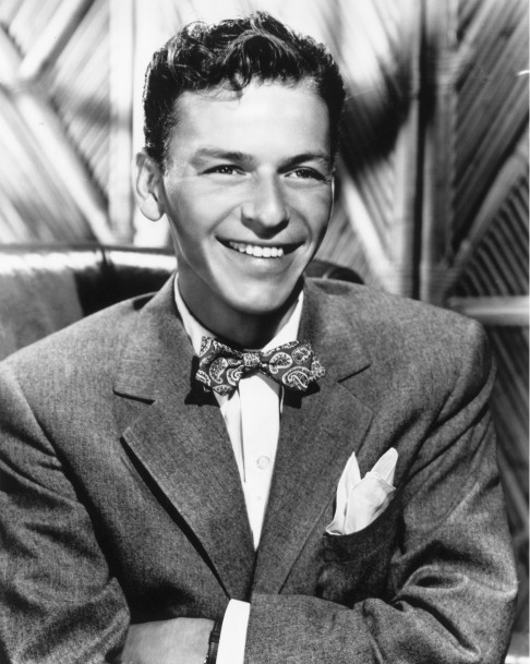 The young Sinatra, who set a million bobby-soxer hearts racing, seen here in a publicity shot from the 1940s. Photo: Corbis