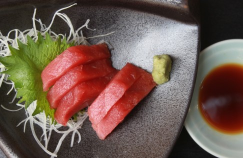 Tuna sashimi at Sushi Shin. Photo: Jonathan Wong