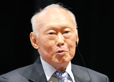 Singapore's former prime minister Lee Kuan Yew, who died in March. Photo: AFP