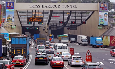 Toll changes at the Eastern Harbour Tunnel could help divert constantly congested traffic at the Causeway Bay-Hung Hom Cross Harbour Tunnel. Photo: Dickson Lee