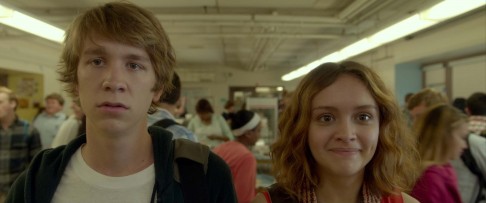 Thomas Mann and Olivia Cooke in Me and Earl and the Dying Girl