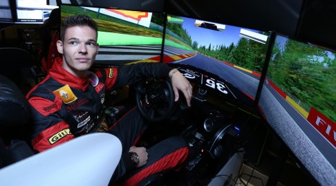 Champion racing driver Dan Wells says he has won every event he has entered since seeing Samtani. Photo: Jonathan Wong