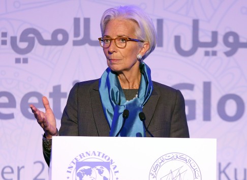 IMF managing director Christine Lagarde