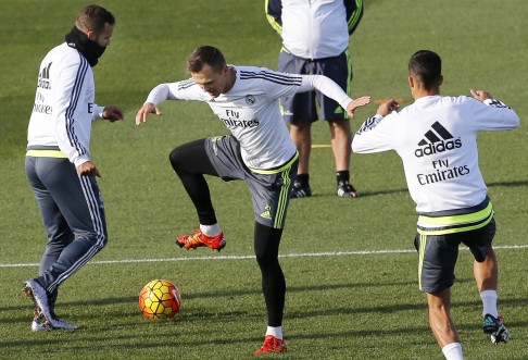 Denis Cheryshev in training this week. Photo: EPA