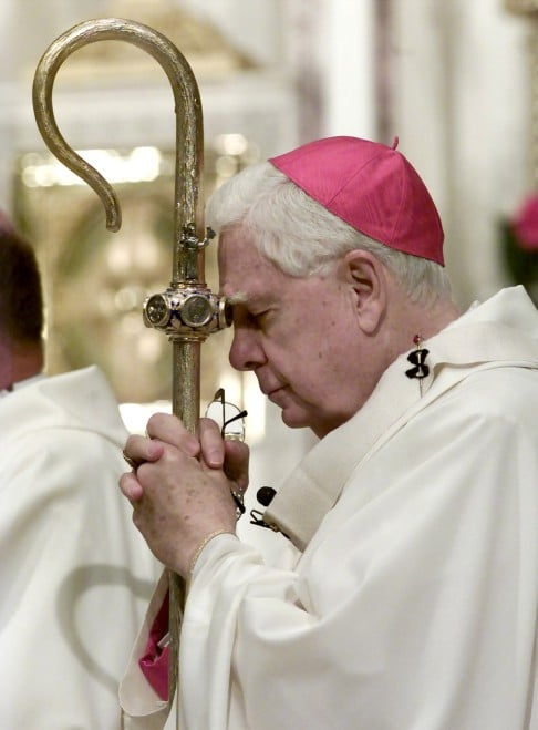 Cardinal Bernard Law was the Archbishop of Boston until his resignation on December 13, 2002, amid accusations that he facilitated the crimes of paedophile priests.