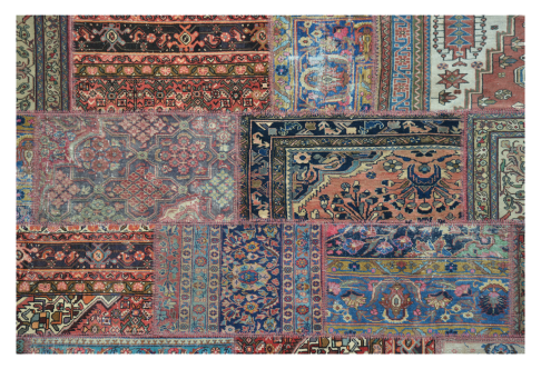 Kashan patchwork rug from Timothy Oulton in Wan Chai. Photo: Timothy Oulton