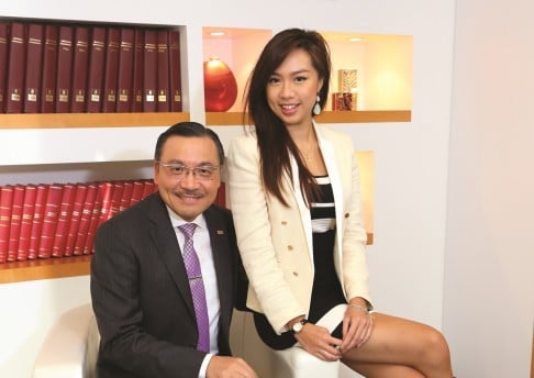 Ronald Yam with daughter, Alison Yam.