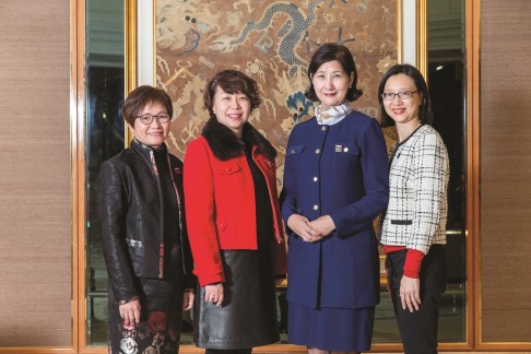 Female Divisional Presidents of CPA Australia (from left to right) - Loretta Shuen (2009), Vivian Sun (2000), Sarah McGrath (2003), Theresa Chan (2010). Vickie Fung (1992) who is not in the photo is currently residing in Australia.