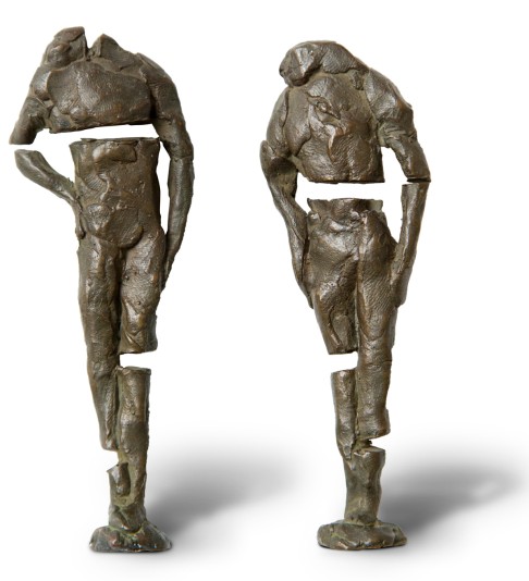 Bronze figures by Antonio Mak.