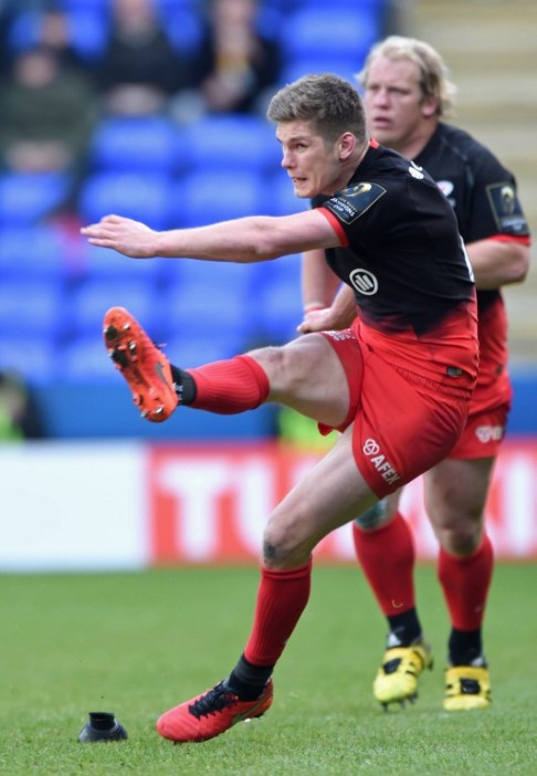 Owen Farrell kicked seven penalties for the new European club champions.