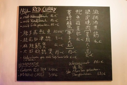 The menu at Tak Kee. Photo: Per Meurling at Berlin Food Stories