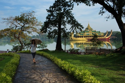 Kandawgyi Lake, Yangon.