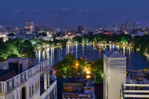 Hoan Kiem Lake, Hanoi.