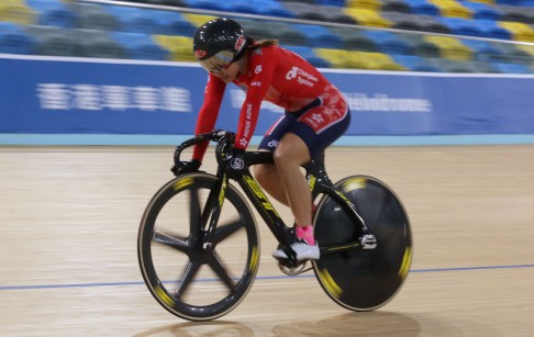 Hong Kong’s Sarah Lee Wai-sze will compete in Saturday’s keirin with each race involving six riders in a mass start battling to be first across the line. Photo: Dickson Lee/SCMP