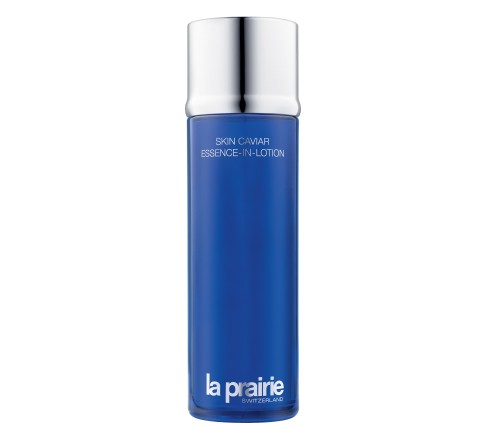 La Prarie's Skin Caviar Essence-in-Lotion uses caviar water in place of normal water as the base of its formula. It is the first time caviar water has been used in cosmetics.