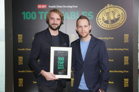 Nordic finedining restaurateurs Jim Löfdahl (left) and Björn Frantzén of Frantzén’s Kitchen  