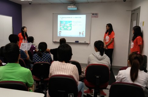 A communication workshop for parents of children with language impairments.