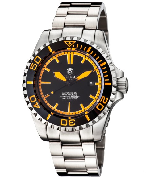 Limited edition professional grade dive watch from Deep Blue Watches, an American company based in New York City (Chic & Trendy zone, booth 3D-D12).