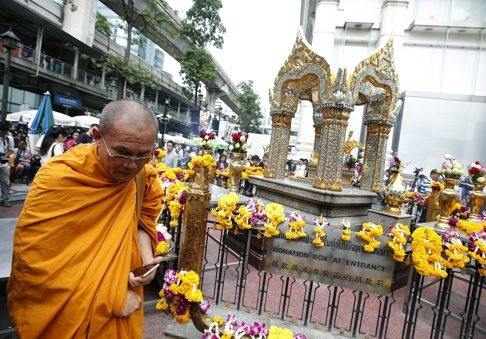 Anthony Kwan was in Thailand to cover the bombing at the Erawan Shrine in Bangkok. Photo: EPA