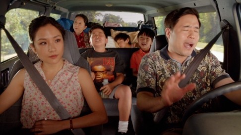 A scene from ABC's Fresh Off The Boat - the first TV series in decades to feature Asian Americans in major roles.