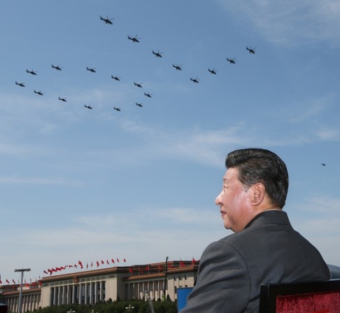 Xi Jinping announced on September 3 that the army would shed 300,000 troops. Photo: Xinhua