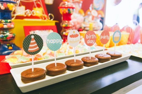 Sweet treats await guests at a Little Miss Party event.
