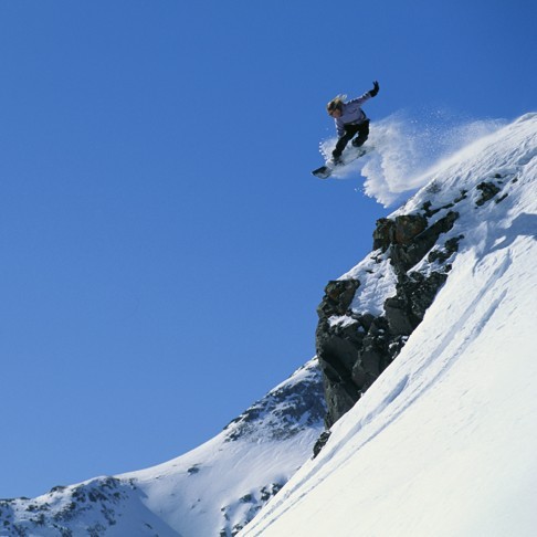 Snowboarding in Silverton, Colorado. Photo: Corbis